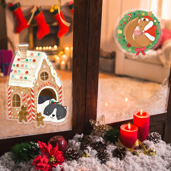 Kit décoration vitre - Noël enchanté
