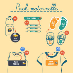 Pack Étiquettes Maternelle 